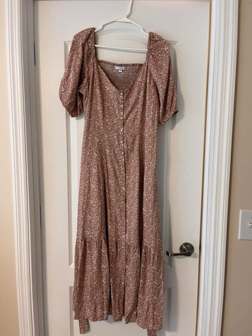 Baltic Born Dusty Rose Ditsy Floral Maxi Dress
